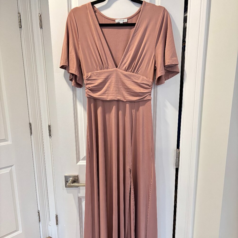 Emberly Maxi Dress PETITE Length | Dusty Mauve - M, Baltic Born